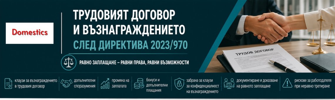 <b>Трудовият договор и възнаграждението след Директива 2023/970</b>
